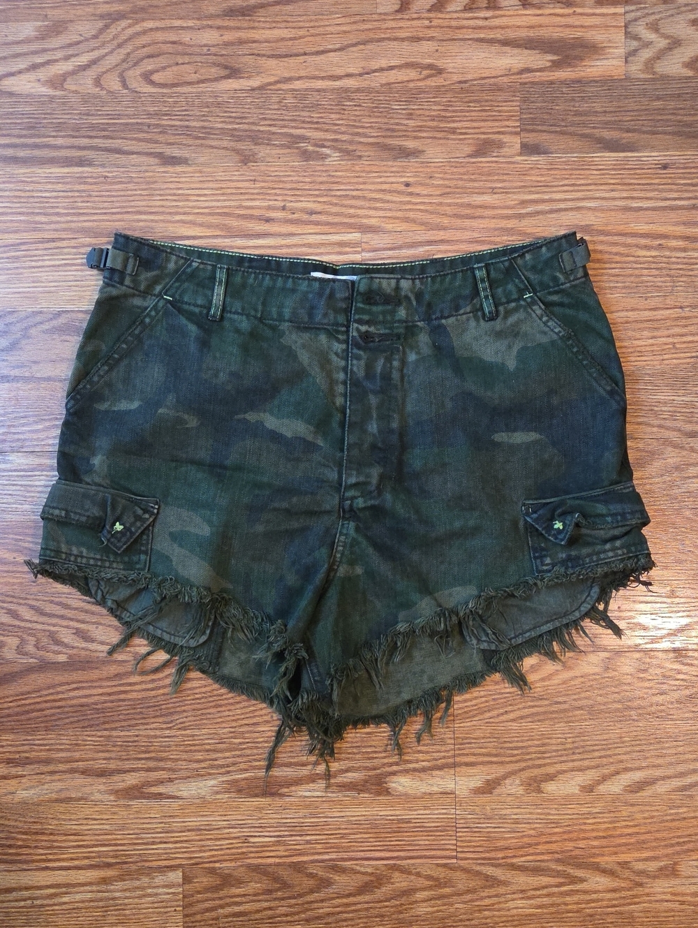 We The Free Camo Cutoff Shorts
